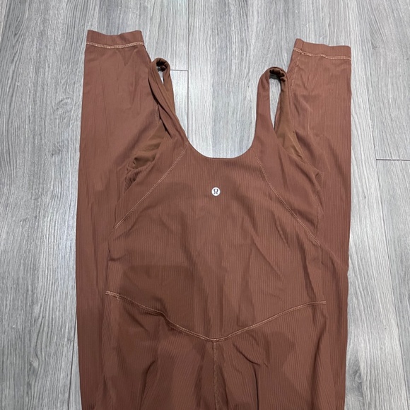 lululemon align ribbed bodysuit size 6 brown - Picture 4 of 4